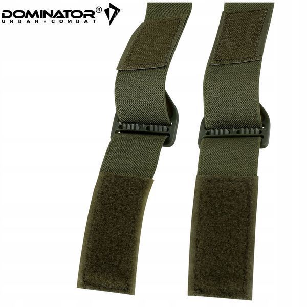 Комплект захисних наколінників і налокітників Dominator оливковий універсальний для військових і спорту 2264 фото