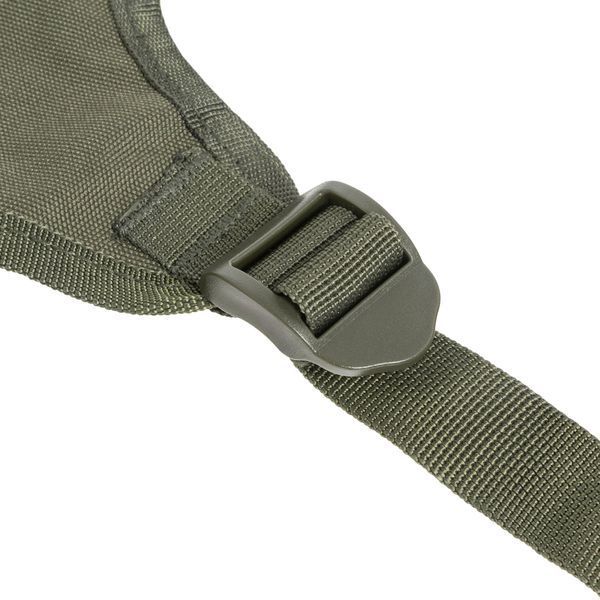 Тримач для шолома Mil-Tec оливковий універсальний з кріпленням MOLLE для рюкзака тактичного спорядження 2314 фото