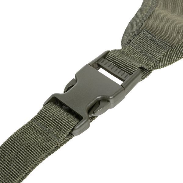 Тримач для шолома Mil-Tec оливковий універсальний з кріпленням MOLLE для рюкзака тактичного спорядження 2314 фото
