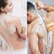 Щетка для тела Koanni массажная с натуральной щетиной и съемной ручкой 2416 фото 2