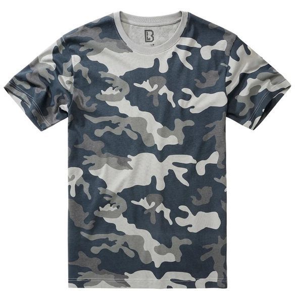 Армейская летняя футболка GreyCamo, футболка Brandit, камуфляжная футболка XL 2201127121 фото