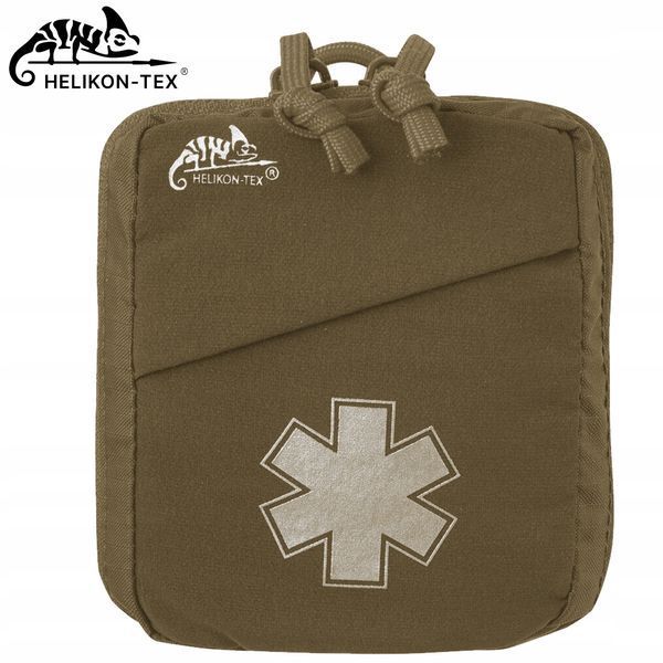 Аптечка першої допомоги Helikon EDC Med Kit Molle Coyote Brown медична сумка з кріпленням 2133 фото