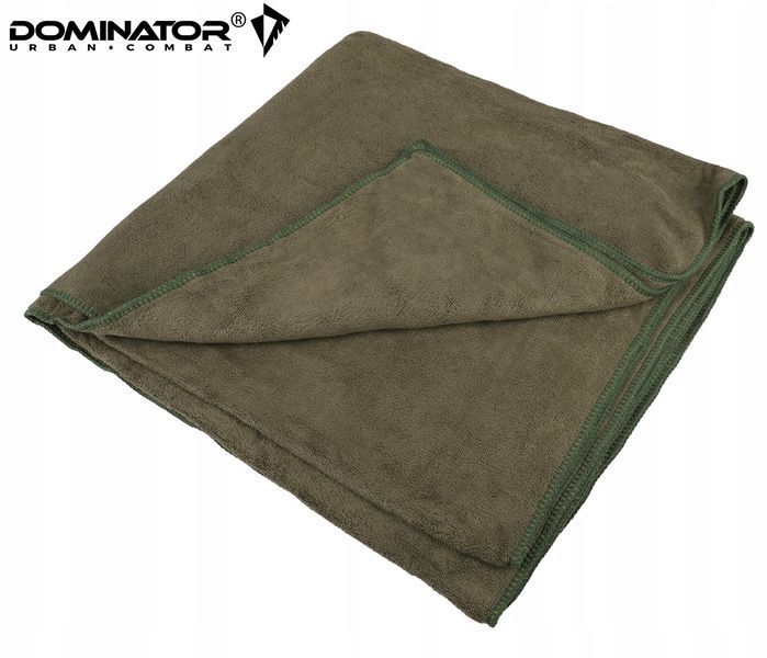 Полотенце Dominator оливковое 140x70 см микрофибра с чехлом быстросохнущее туристическое тренировочное 2241 фото