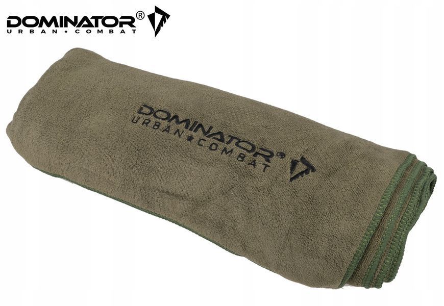 Полотенце Dominator оливковое 140x70 см микрофибра с чехлом быстросохнущее туристическое тренировочное 2241 фото