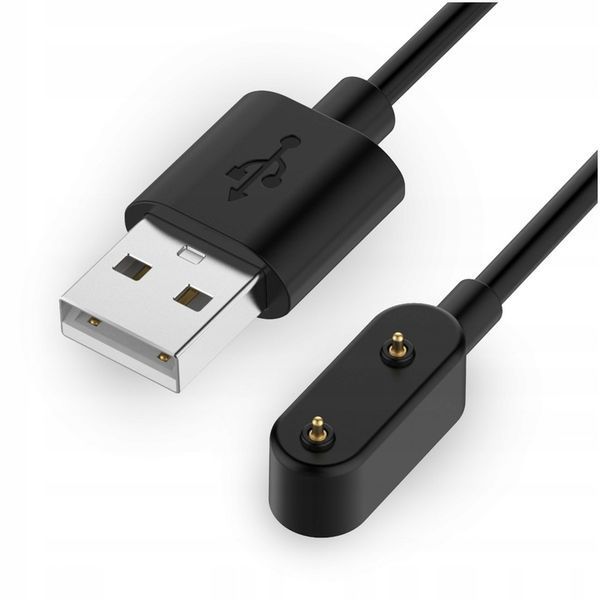 Зарядное устройство USB магнитный кабель Koanni 1 м черный для часов Huawei Band 6&ndash;10 Watch Fit 1&ndash;3 2637 фото