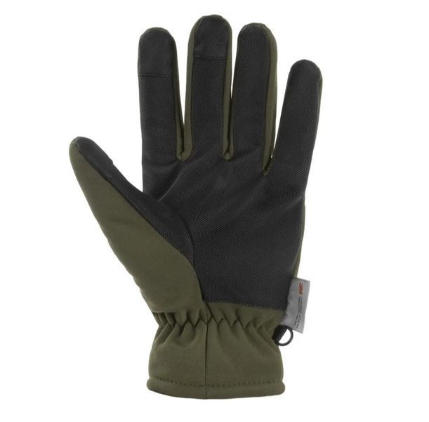 Тактические перчатки Mil-Tec Softshell Thinsulate Зимние водоотталкивающие перчатки олива М 2376054947 фото