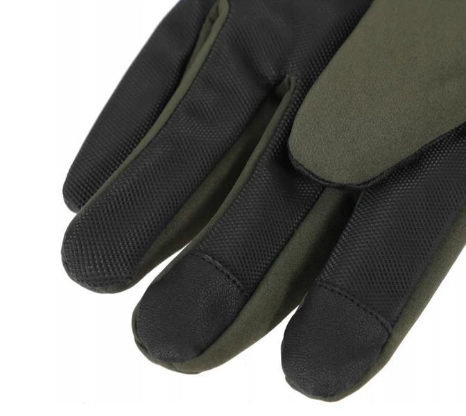 Тактические перчатки Mil-Tec Softshell Thinsulate Зимние водоотталкивающие перчатки олива М 2376054947 фото