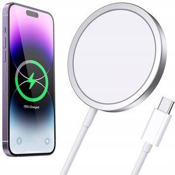 Беспроводное зарядное устройство MagSafe с Type-C 15 Вт для iPhone 8&ndash;17 AirPods 1 м 2638 фото