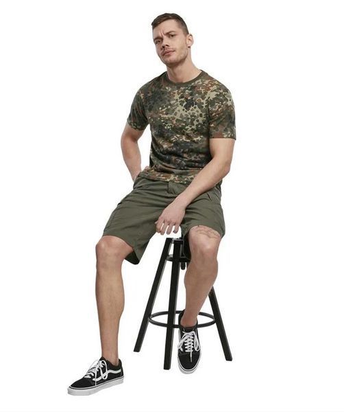 Тактические летние шорты Brandit олива выше колен BDU Ripstop Shorts XXL 2177882475 фото