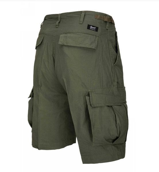 Тактические летние шорты Brandit олива выше колен BDU Ripstop Shorts XXL 2177882475 фото