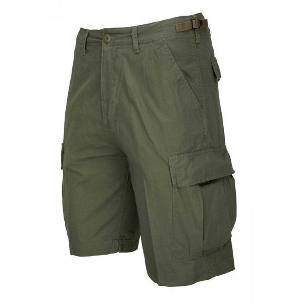 Тактические летние шорты Brandit олива выше колен BDU Ripstop Shorts XXL 2177882475 фото