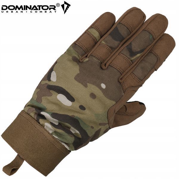 Перчатки Dominator мультикам M для стрельбы военные армейские сенсорные со съемными пальцами защитные 2271 фото