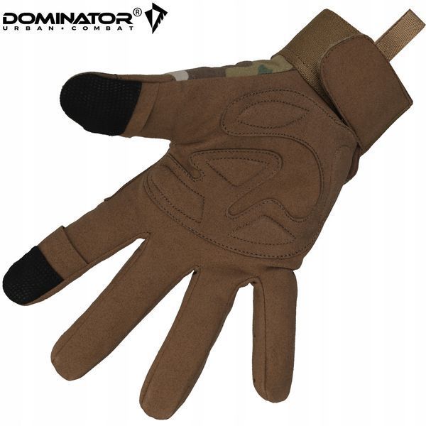 Перчатки Dominator мультикам M для стрельбы военные армейские сенсорные со съемными пальцами защитные 2271 фото