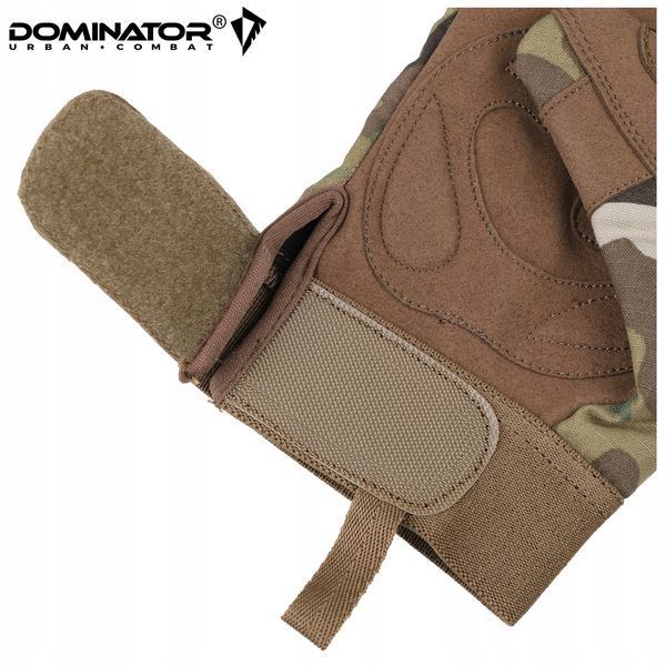 Перчатки Dominator мультикам M для стрельбы военные армейские сенсорные со съемными пальцами защитные 2271 фото