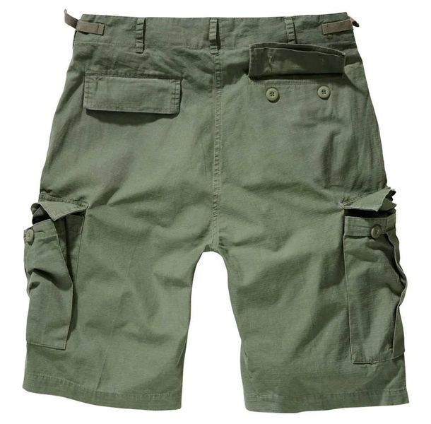 Тактические летние шорты Brandit олива выше колен BDU Ripstop Shorts XXL 2177882475 фото