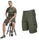 Тактические летние шорты Brandit олива выше колен BDU Ripstop Shorts XXL