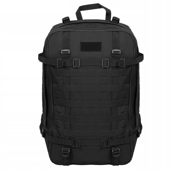 Прочный рюкзак Dominator 45л черный военный рюкзак с системой Molle 2124 фото