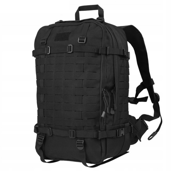 Прочный рюкзак Dominator 45л черный военный рюкзак с системой Molle 2124 фото