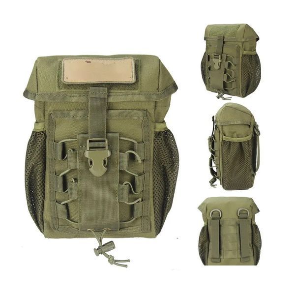 Подсумок аптечка олива 600D медицинская сумка органайзер Molle водонепроницаемая 2077 фото