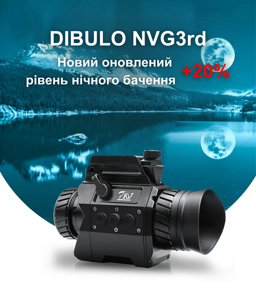 Монокуляр ночного видения DIBULO NVG3rd с креплением на шлем и WiFi снаряжение для военного 2376 фото
