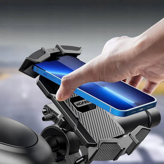Держатель для смартфона Koanni на руль велосипеда мотоцикла 360&deg; черный 2829 фото
