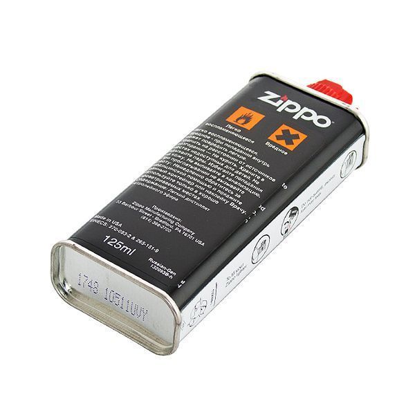 Бензин для зажигалок Zippo 125 мл в металлической канистре 2425 фото