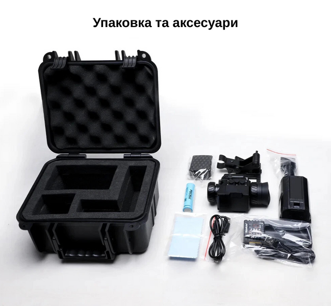Монокуляр ночного видения DIBULO NVG3rd с креплением на шлем и WiFi снаряжение для военного 2376 фото