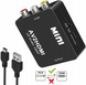 Конвертер AV RCA &rarr; HDMI 1080p AV2HDMI переходник видеосигнала композитный кабель RCA-HDMI с USB питанием Plug & Play 2641 фото 4