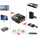 Конвертер AV RCA &rarr; HDMI 1080p AV2HDMI переходник видеосигнала композитный кабель RCA-HDMI с USB питанием Plug & Play 2641 фото 2