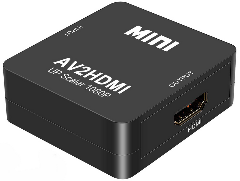 Конвертер AV RCA &rarr; HDMI 1080p AV2HDMI переходник видеосигнала композитный кабель RCA-HDMI с USB питанием Plug & Play 2641 фото