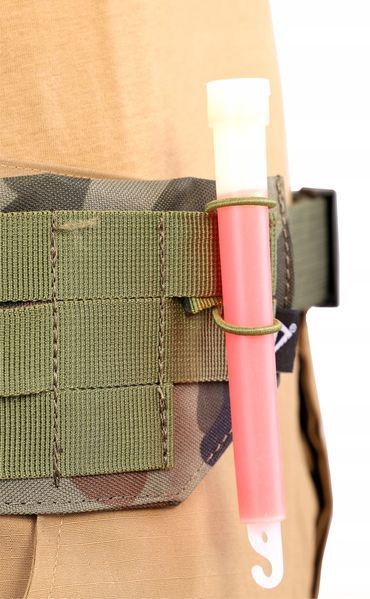 Гумка фіксатор Dominator MOLLE 4 шт оливковий для кріплення спорядження на рюкзак ремінь 2275 фото