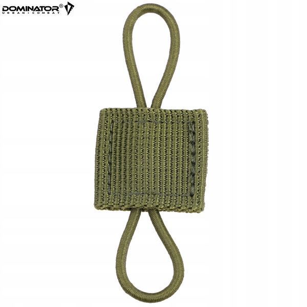 Гумка фіксатор Dominator MOLLE 4 шт оливковий для кріплення спорядження на рюкзак ремінь 2275 фото