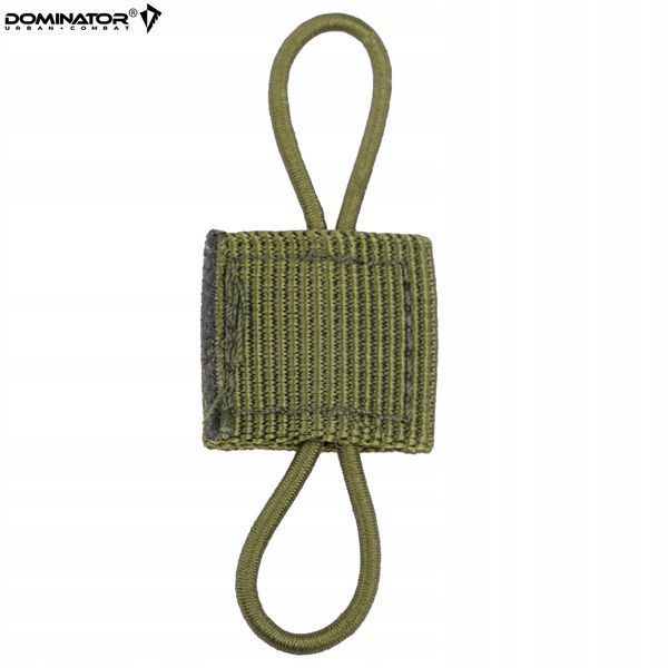 Гумка фіксатор Dominator MOLLE 4 шт оливковий для кріплення спорядження на рюкзак ремінь 2275 фото
