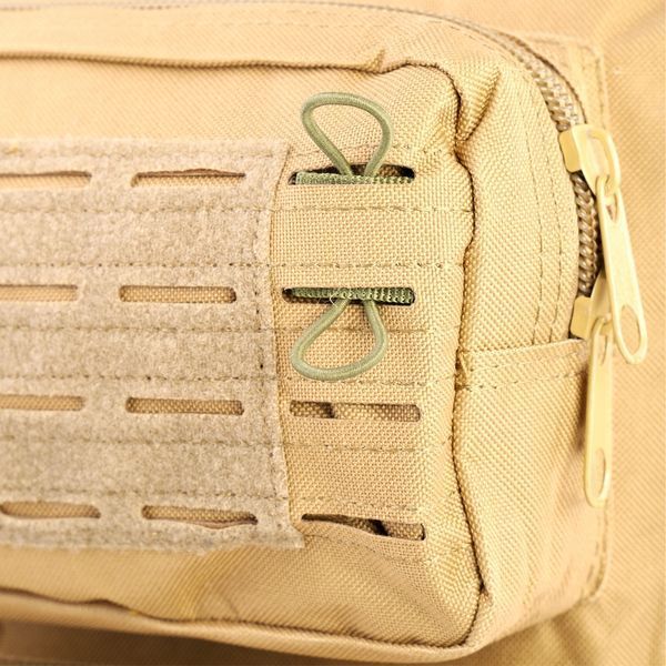 Гумка фіксатор Dominator MOLLE 4 шт оливковий для кріплення спорядження на рюкзак ремінь 2275 фото