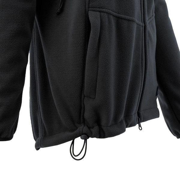 Тактическая флисовая кофта Helikon Patriot Mk2 Hybrid Fleece с капюшоном black черная XS 2233445573 фото