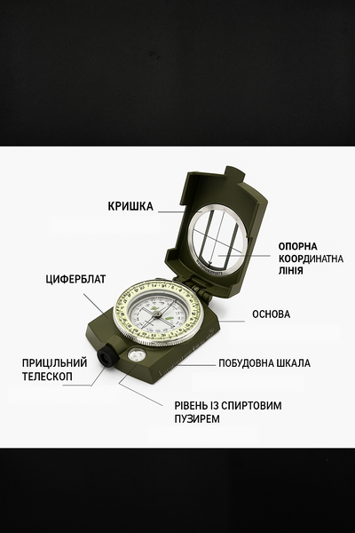 Профессиональный компас Busola для ориентирования на местности в полевых условиях 2080 фото