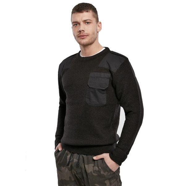 Военный свитер Brandit, тактический свитер черный, BRANDIT Bundeswehr XXL 1014 фото