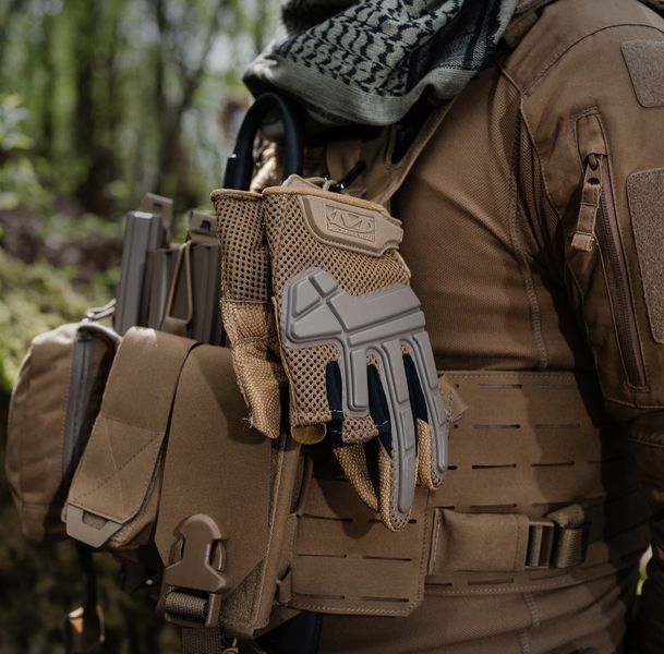 Тактические перчатки койот, Mechanix Wear M-Pact Partial Palm Tactical Gloves Coyote XL 2203598711 фото