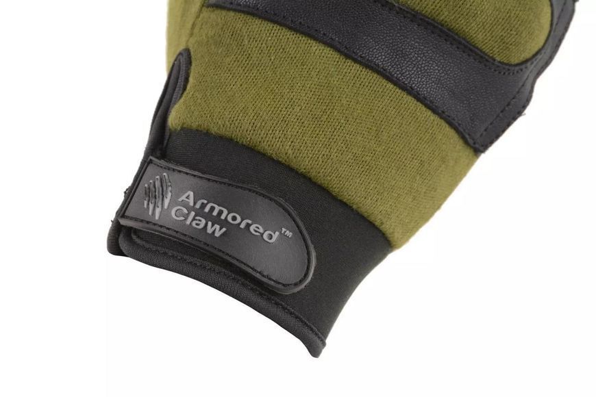 Перчатки Armored Claw Smart Flex Olive из козьей кожи со специальными вставками для работы с сенсорными экранами олива 2XL 2233445753 фото