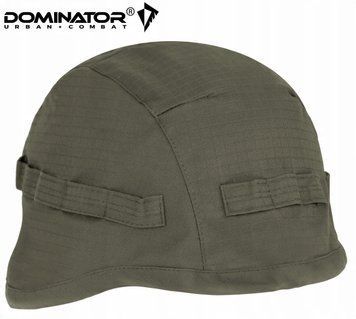 Маскировочный чехол Dominator оливковый на шлем ЗСУ кавер для защиты камуфляж 2291 фото
