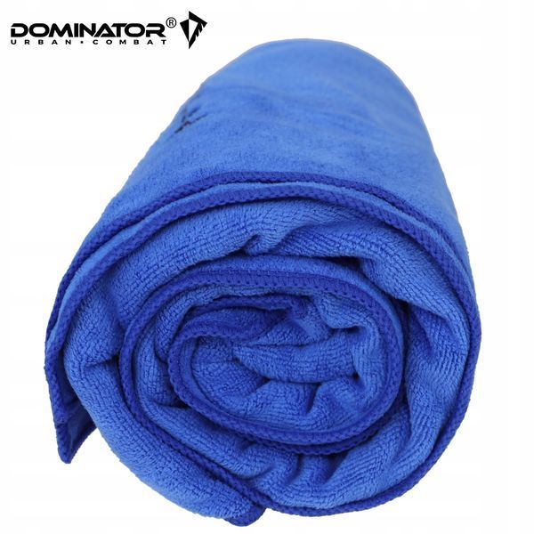 Полотенце Dominator синий 140x70 см микрофибра с чехлом быстросохнущее туристическое тренировочное 2241 фото