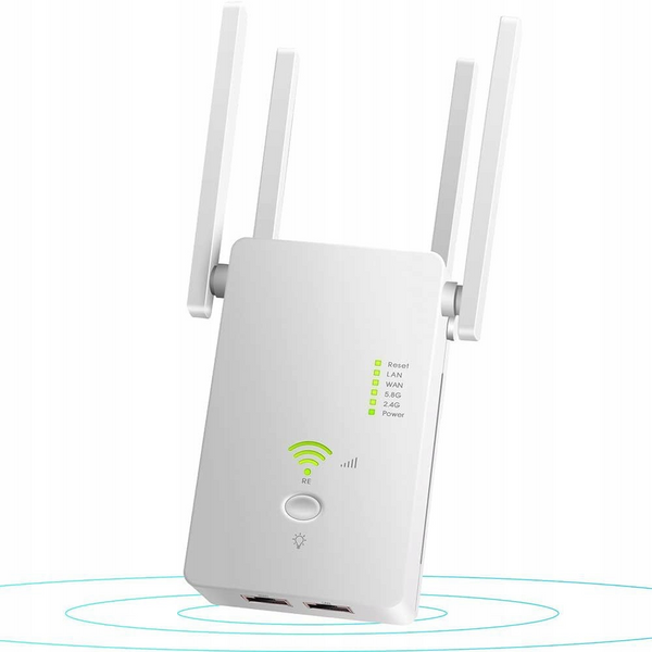 Усилитель сигнала Wi-Fi двухдиапазонный ретранслятор 2.4 ГГц 5 ГГц AC1200 1200 Мбит/с 2393 фото