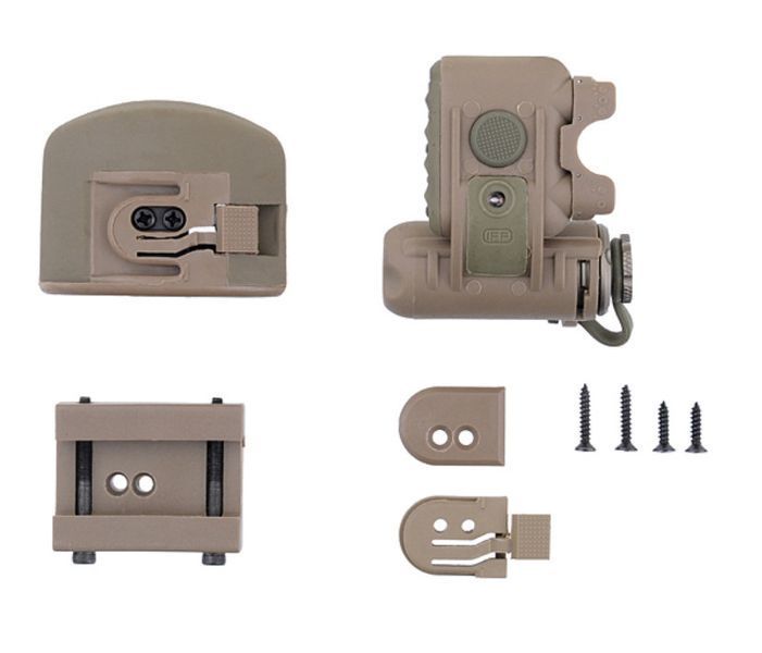 Фонарик на шлем Helmet light GEN2 белый и красный + ИК 1982161682 фото