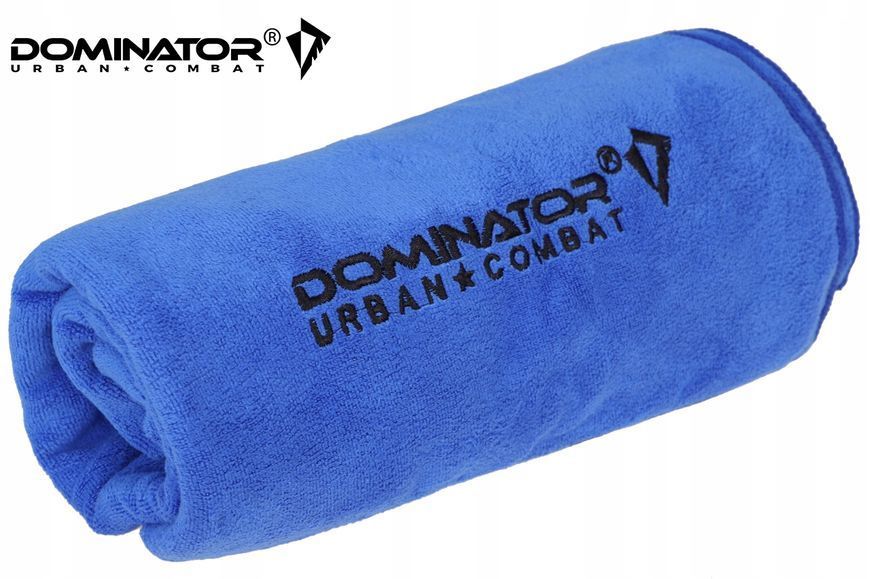 Полотенце Dominator синий 140x70 см микрофибра с чехлом быстросохнущее туристическое тренировочное 2241 фото