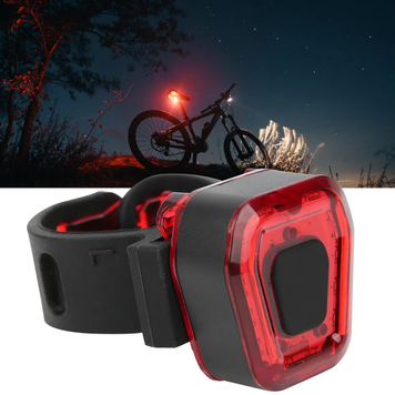 Велосипедный задний фонарь LED 5 режимов 100 Lm с USB-зарядкой водонепроницаемый (XJ5053) 2736 фото