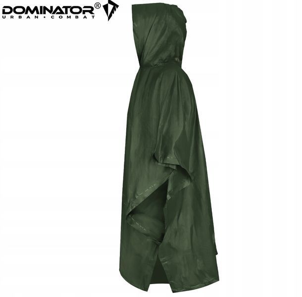 Дощовик пончо Dominator (олива) | Туризм, полювання, для військового + чохол | Водонепроникний тактичний дощовик (пончо) 1058 фото