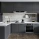 Самоклеющаяся пленка черная для мебели и стен 60 см &times;10 м (6 м&sup2;) матовая водонепроницаемая 2645 фото 4
