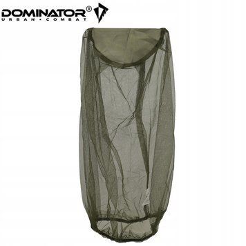 Москитная сетка Dominator оливковая универсальная на голову от насекомых для шляпы или панамы 2083 фото