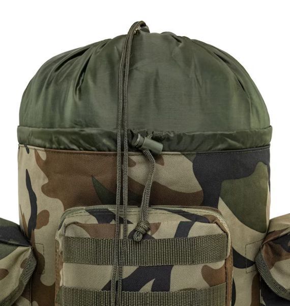 Баул Brandit Kampfrucksack Molle 65л, тактический рюкзак 65л Woodland, рюкзак военный 2021565933 фото