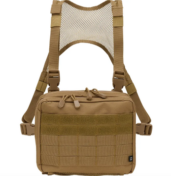 Тактическая нагрудная сумка, утилитарный тактический подсумок койот, Brandit US Cooper Chest Pack Operator 1925297760 фото